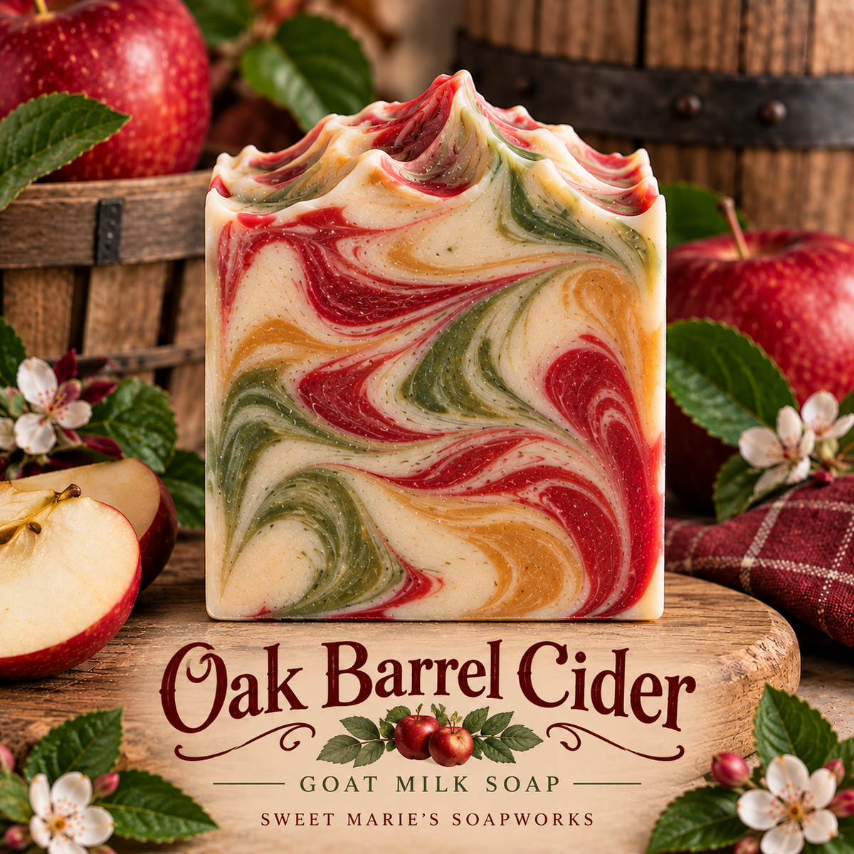 Oak Barrel Cider Goat Milk Soap