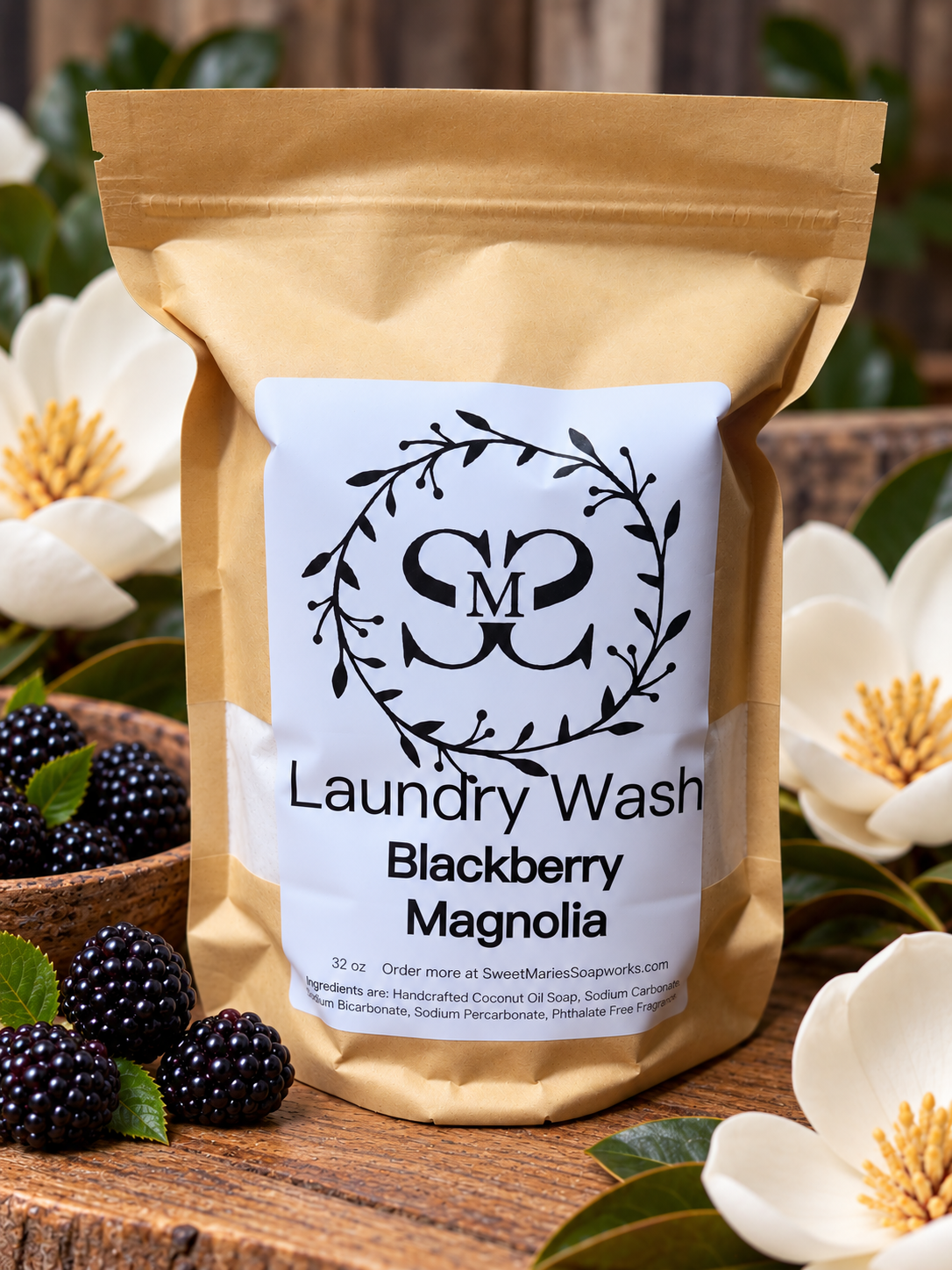 Blackberry Magnolia Laundry Wash