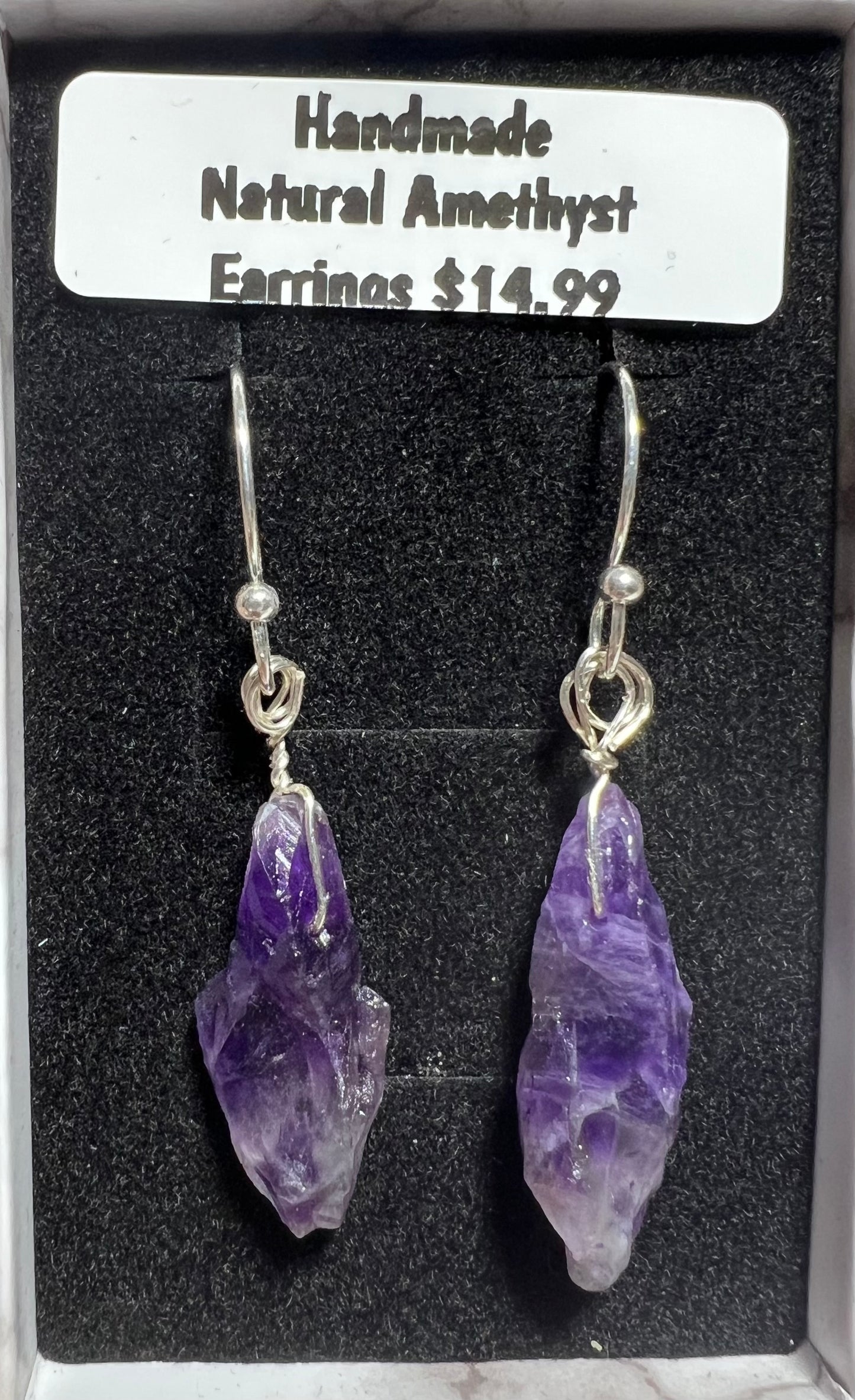 Handmade Natural Amethyst earrings (19)