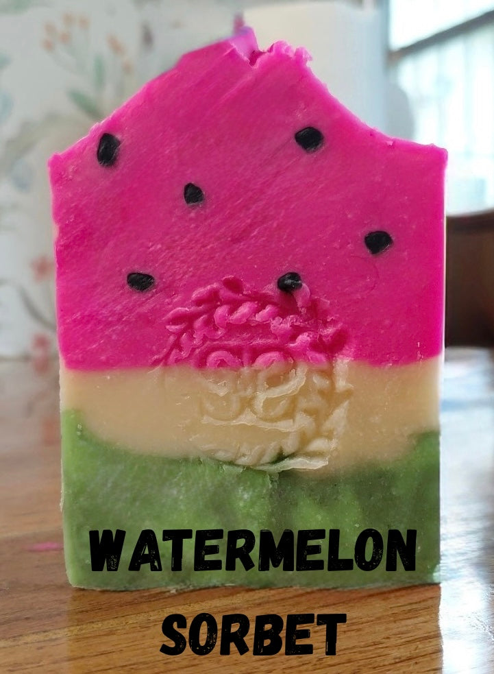 Watermelon Sorbet Goat Milk Soap