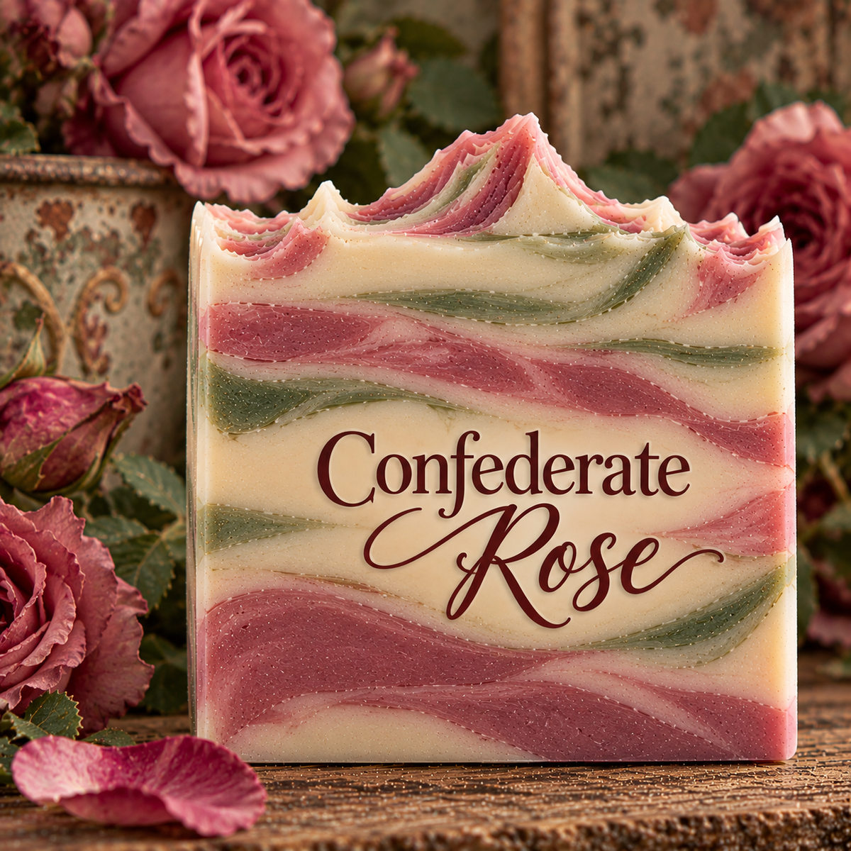 Confederate Rose Goat Milk Soap