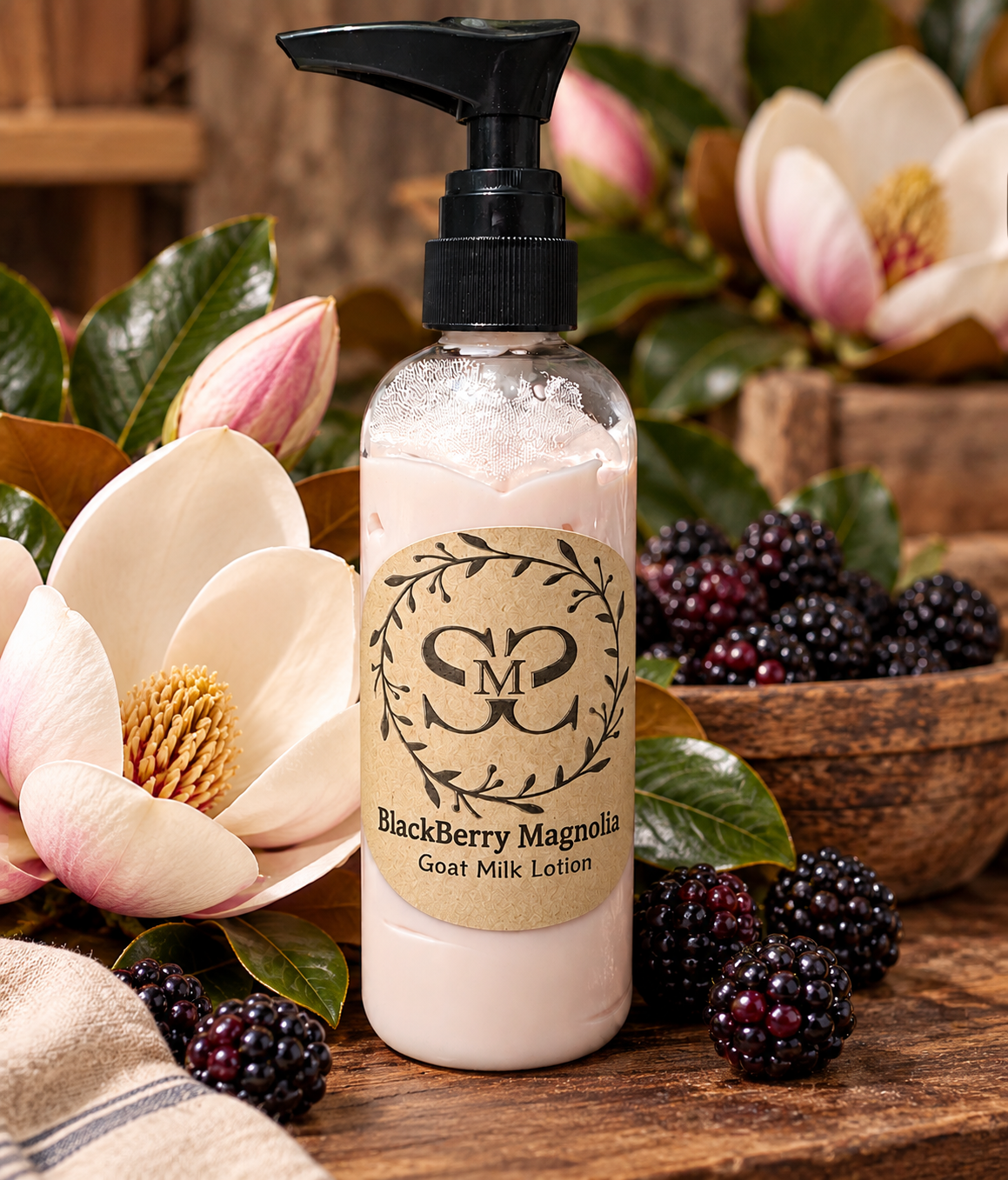 Blackberry Magnolia Goat Milk Lotion