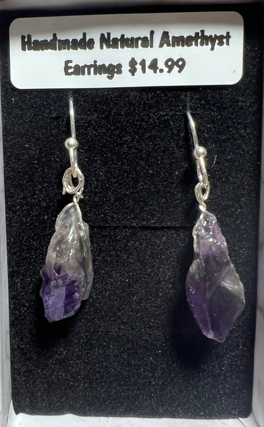 Handmade Natural Amethyst earrings (21)
