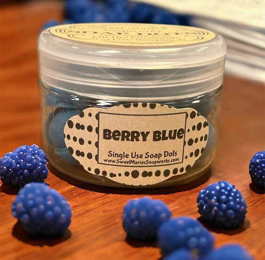 Berry Blue Soap Dots