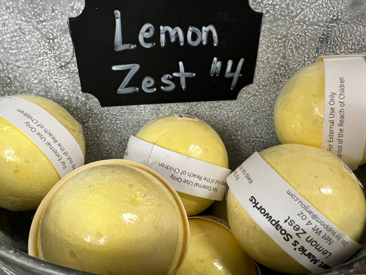 Lemon Zest Bath Bomb