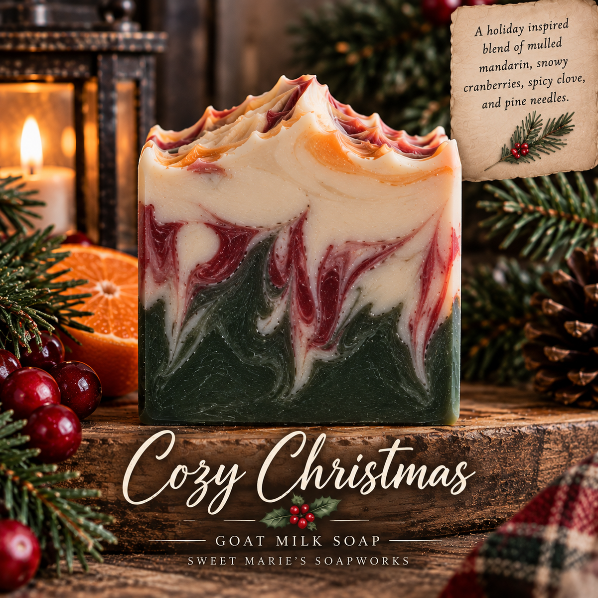Cozy Christmas Goat Milk Soap