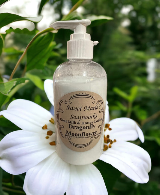 Dragonfly Moonflower Goat Milk Lotion (Large)