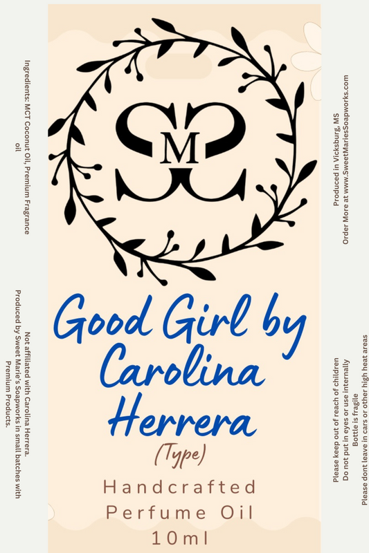 Luxury Perfume Oil Rollerball Good Girl by Carolina Hererra (Type)