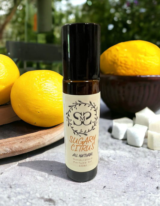 Sugary Citrus All Natural Roll On Perfume Oil