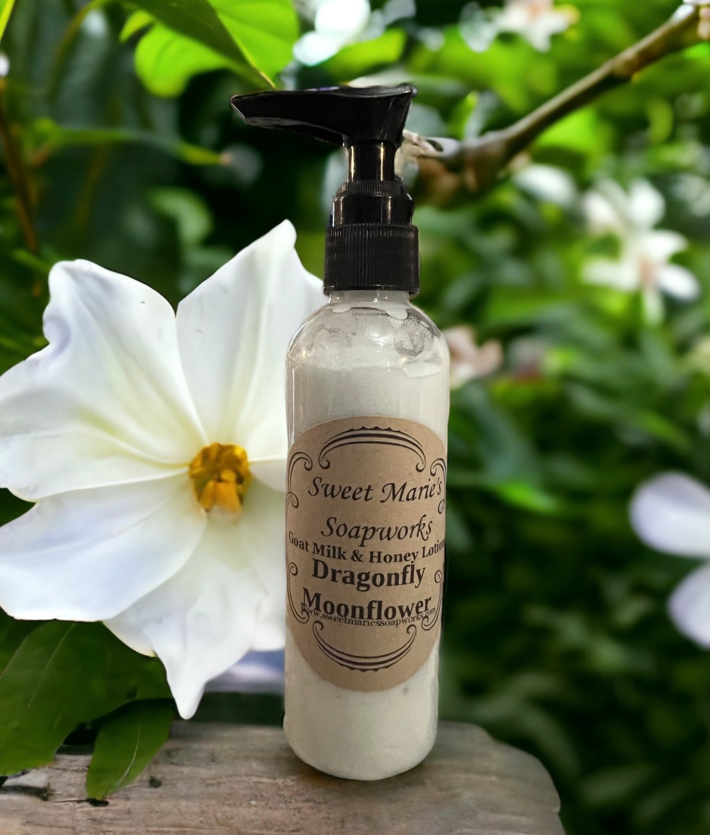 Dragonfly Moonflower Goat Milk Lotion (Med)