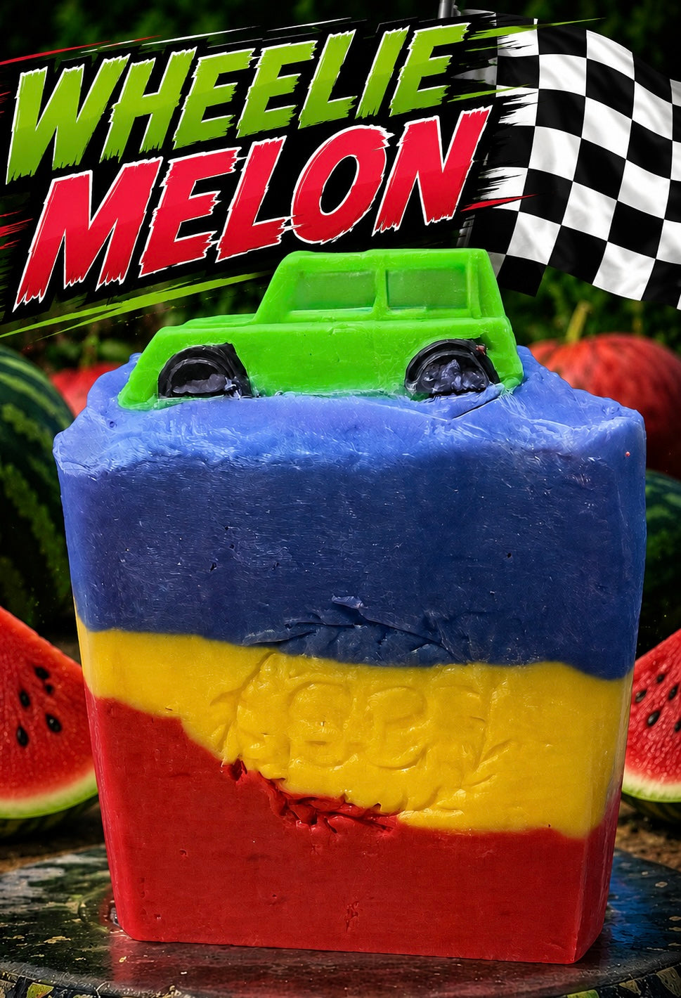 Wheelie Melon Goat Milk Soap