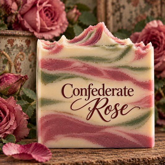 Confederate Rose Goat Milk Soap