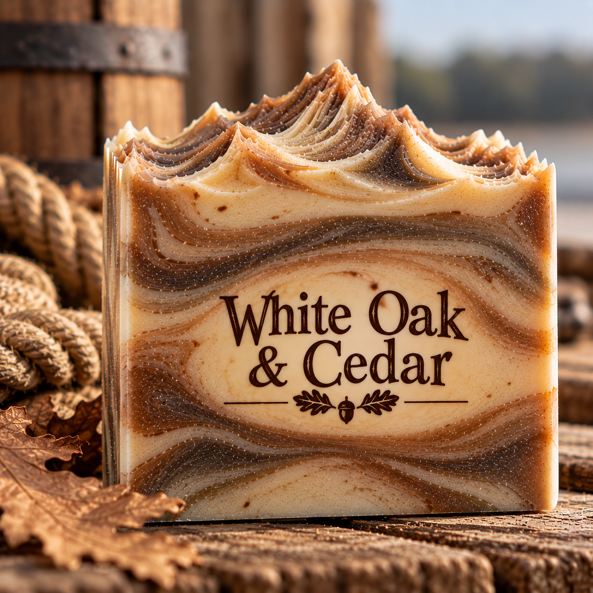 White Oak & Cedar Goat Milk Soap
