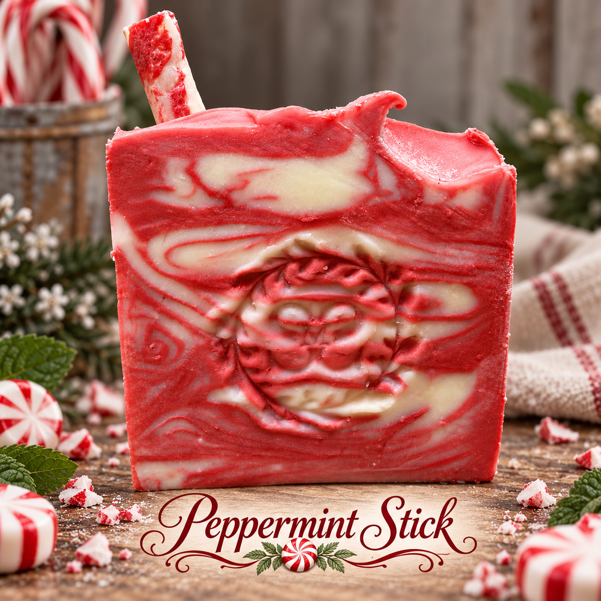 Peppermint Stick Goat Milk Soap